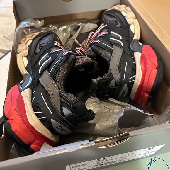 BALENCIAGA 3XL Distressed Mesh and Rubber Sneakers for Men  Balenciaga